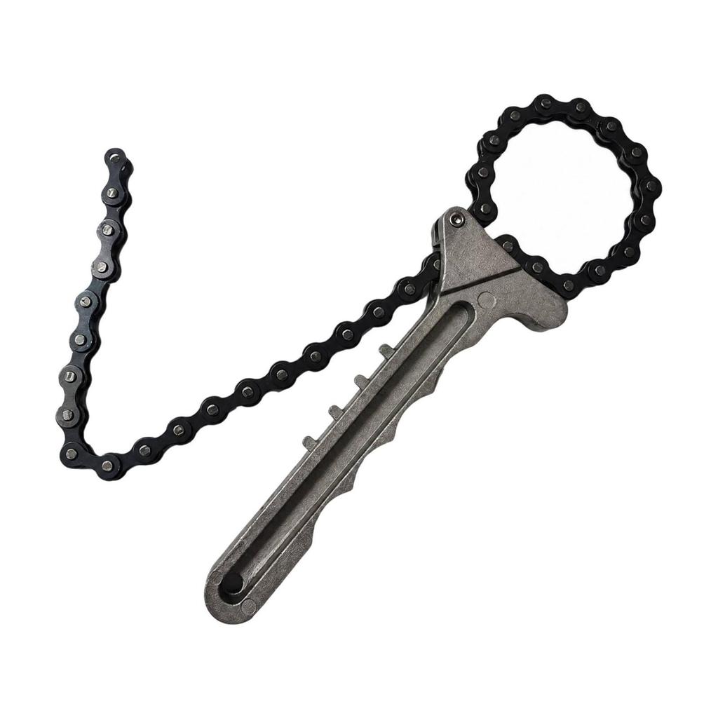 Chain Wrench NonSlip Type Textured Grip for Mechanics, Home Garage DIY Hobbyists,