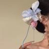 Summer Atmosphere Simulation Flower Hairpin Super Fairy Side Streamer Headdress Hair Accessories Seaside Photo Artifact