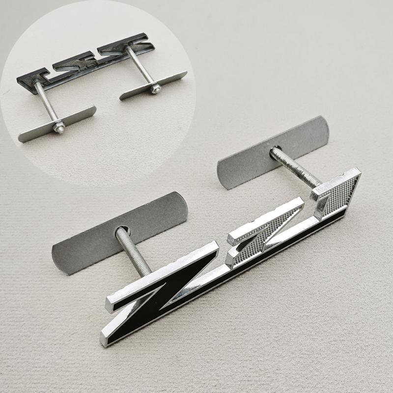 3D Metal Logo Z71 Emblem Car Front Grille Badge Trunk Sticker For Chevrolet Tahoe Colorado Cheyenne Chevy Silverado Accessories