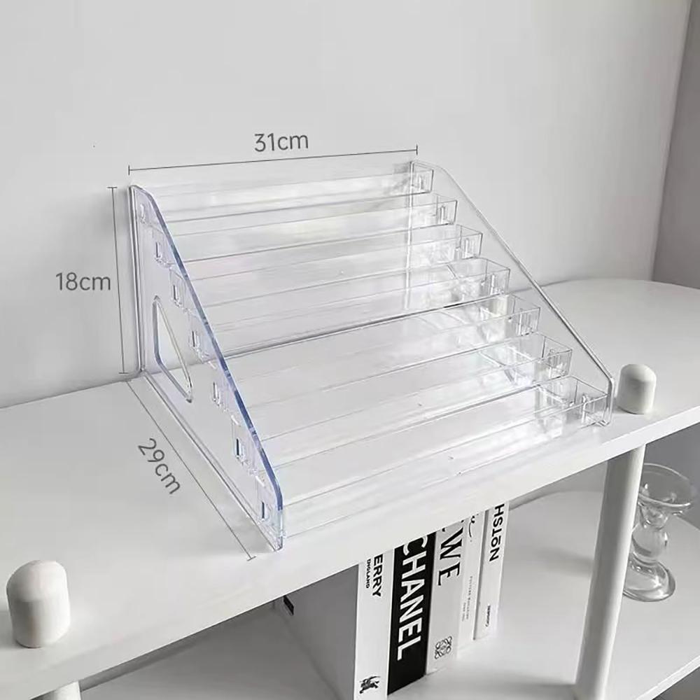 Transparent Storage Box Makeup Organizer Cosmetic Display Case Jewelry Organizer Desktop Holder Clear Makeup Organizer