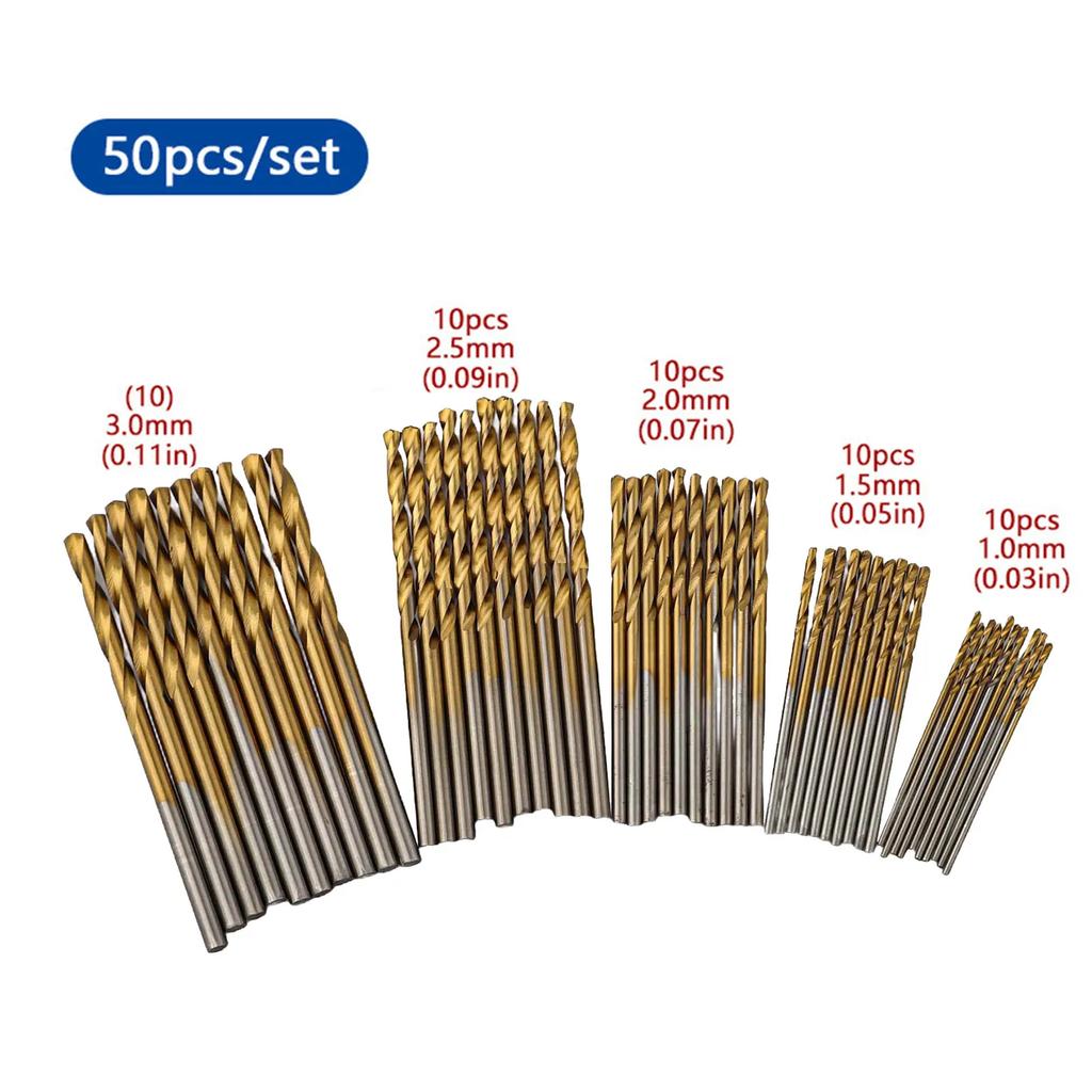 Drill Accessories 1.5mm HSS Drill Bits Superior Toughness Durability Exceptional Drilling Ability For Home Repairs