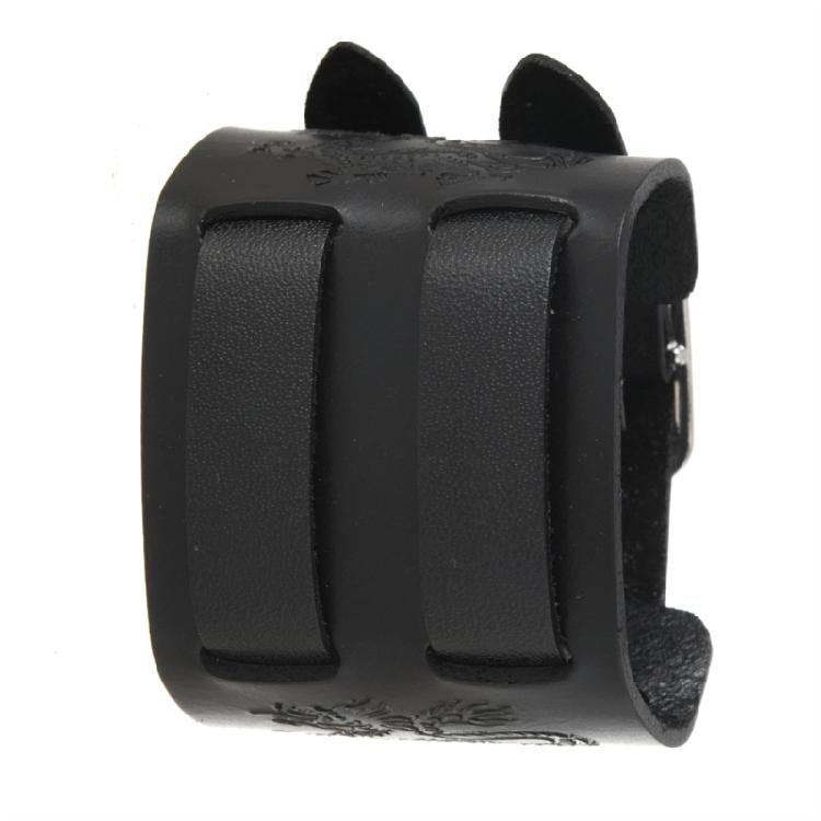 Bold Textured PU Leather Armband CostumeJewelry Lightweight Comfortable Adjustable Closure Unisex Fashion Item