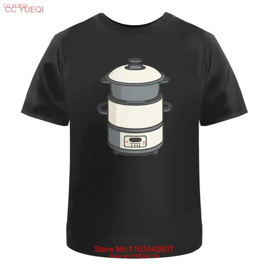 Rice Cooker Cotton T Shirt Ta044454 Vintage Washed Stylish Comfortable Streetwear Top For Everyday Wear Versatile Soft