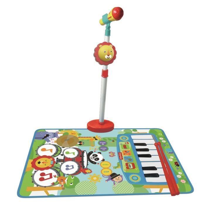 FISHER PRICE Mikrofonmatte 3 i 1 - På fot linjeinngangstilkobling