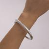 Exaggerated metal arc plain ring bracelet bracelet wide surface multi-layer simple bracelet