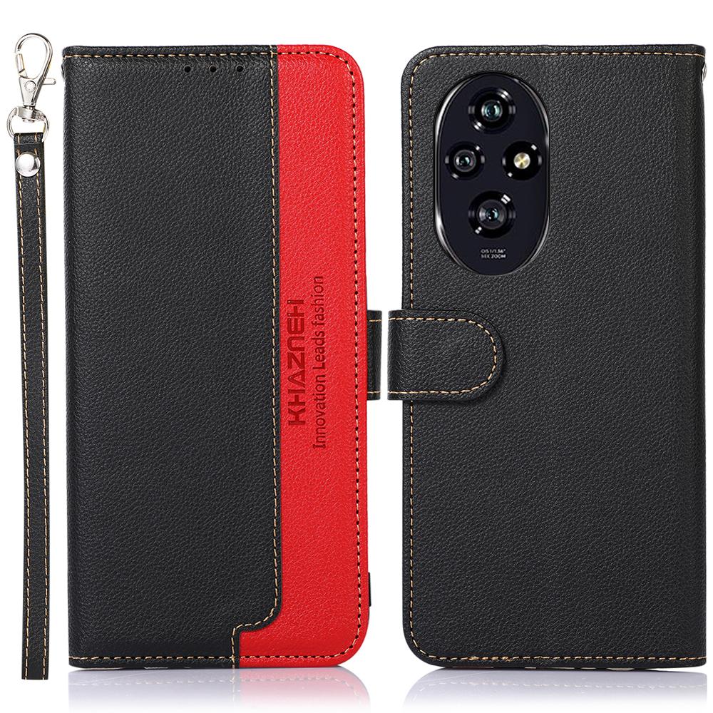 KHAZNEH For Honor 200 5G Case Leather Phone Cover with RFID Blocking Wallet