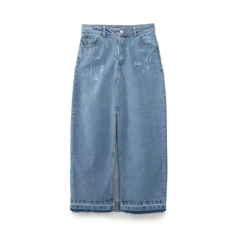 

Fashion Style 2023 Spring New Arrival Fashion Women s Fashion Clothing High Waist Denim Midi Dress 6164034 407 Figure XS