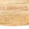 Dessus de table Bois de manguier solide Rond 15-16 mm 60 cm