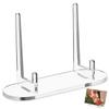 1pc Acrylic Clear Stand Acrylic Easel Display Stand Multi-functional Display Stand For Plate Cards
