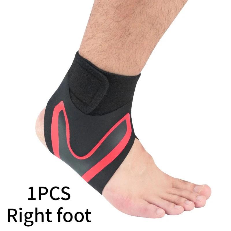 1 PC Sport Ankle Stabilizer Brace Compression Ankle Support Tendon Pain Relief Strap Foot Sprain Injury Wraps Running Basketball
