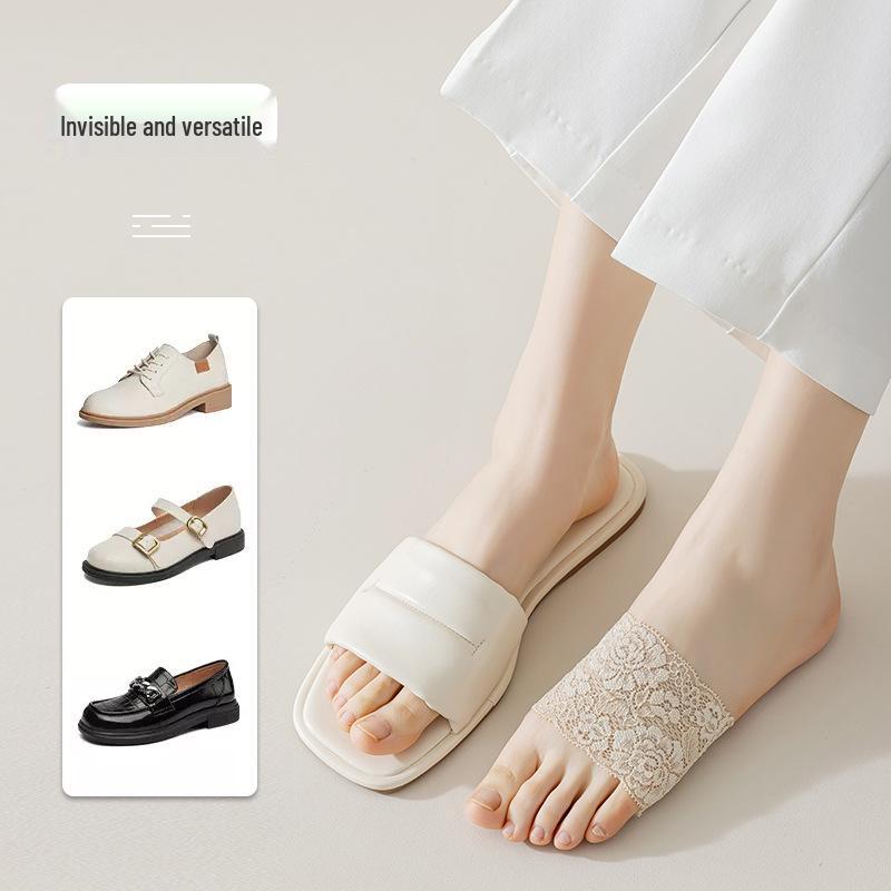 Women's Invisible Non-Slip Lace High Heel Half-Sole Foot Pad Socks