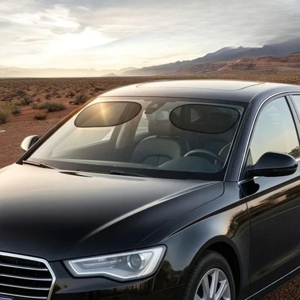2Pcs Static Adsorption Car Sun Shade Heat Insulation Static Sun Visor  Parking Sun Protection