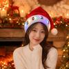 LED Christmas Hat for Adults & Children - Festive Party Decoration with Ornaments