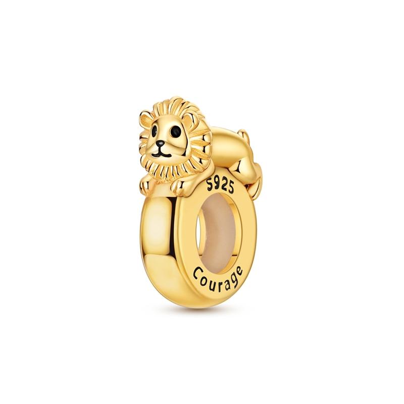 New 925 Silver Charms Beads Pendant Cat Dog Lion Tiger Girl Boy Fit Bracelet Fashion Jewelry Gift for Women