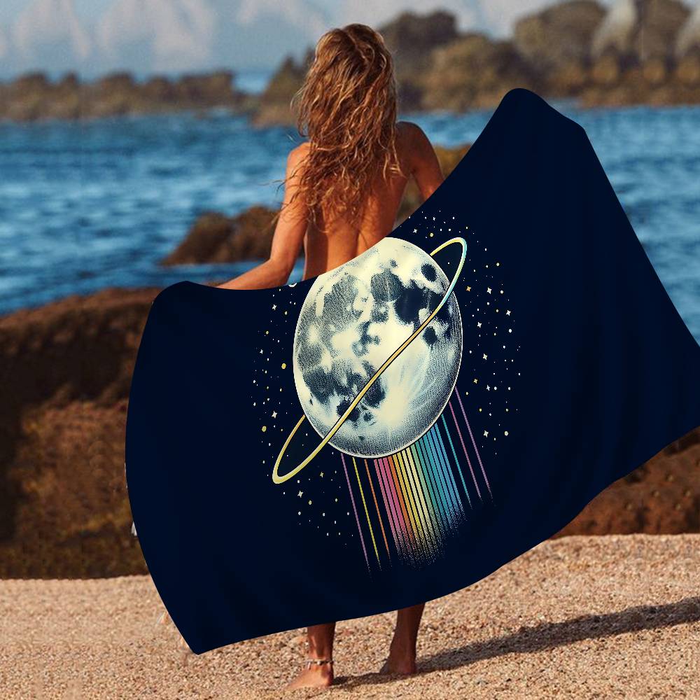 Известный винтажный пляжный полотенце из микрофибры для группы C-Coldplay, впитывающее, быстросохнущее, мягкое, для йоги, плавания, альпинизма