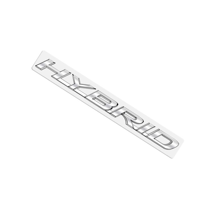 Metal Emblem Car Sticker Badge Decal Body Trunk Decor for Lexus Hybrid GS300 GS430 GS460 GX400 NX300 RX300 Chrome Silver