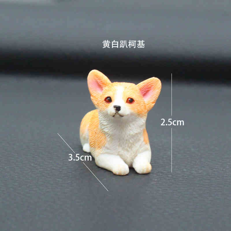 Car Central Control Ornaments, Car Decoration Sets, Resin Simulation Dog Car Supplies Gifts, Customizable Phone Number Plates