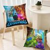 Classic Game Sofa Living Room Bedroom Headboard Backrest Cushion Square Cushion Nap Time M-Mine Block C-Crafts Pillow Case