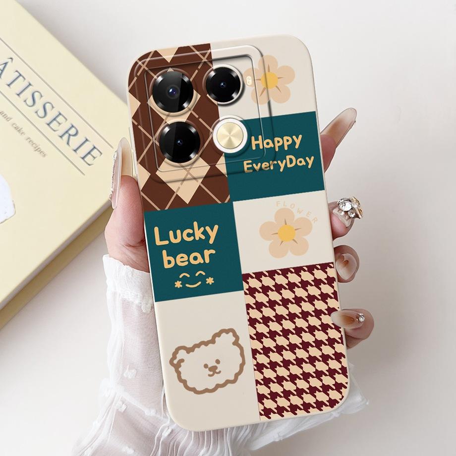 For Infinix Note 40 Pro Plus Coques Cover Luxury Liquid Silicone Soft Phone Case For Infinix Note 40 Pro 4G 5G Capa Women Style