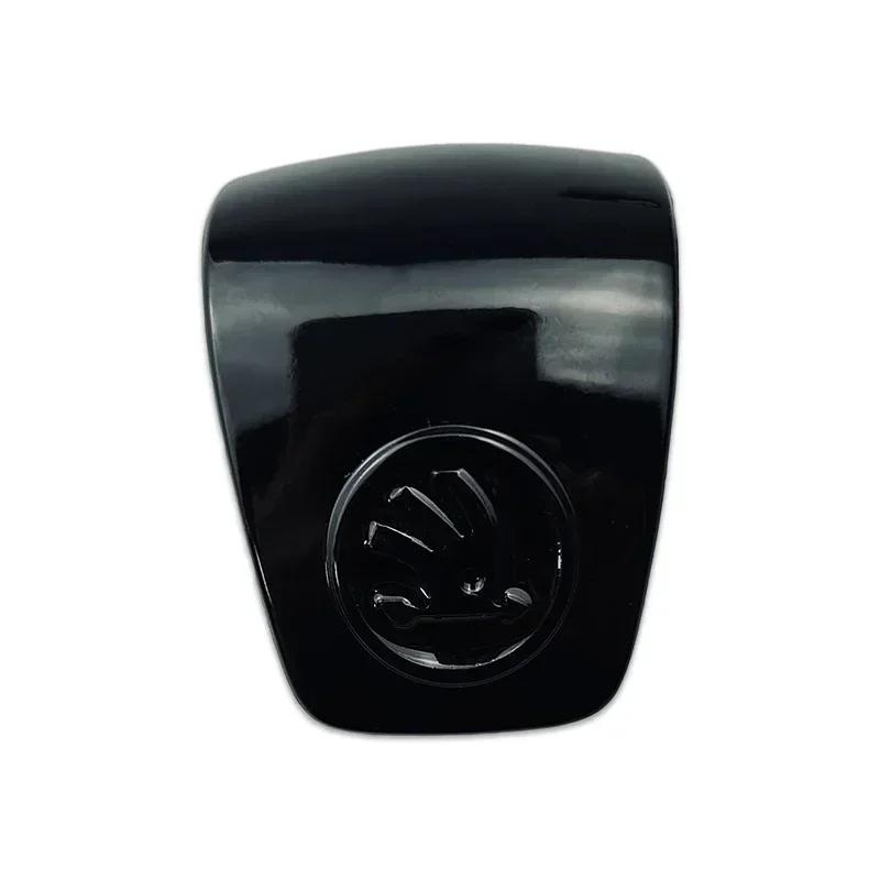 AAAAL1 Car Gear Knob Cap for Skoda Kodiaq Karoq 2 A7 Tour RS Superb Octavia Yeti Fabia Rapid Shift Lever Head Cover Emblem Accessories