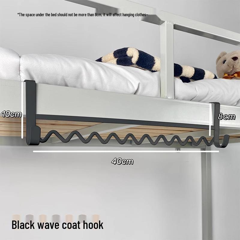 Cârlig de haine și suport de agățat ondulat pentru noptieră de cămin
