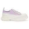 (WMNS) Alexander McQueen Tread Slick Sneakers 'Lilac White' Women's 697072W4T315401