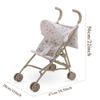 Dolls To Play Baby Doll Stroller Toy for Girls with Canopy Storage Bag Pretend Play Foldable Christmas Gifts for Kids Toddlers