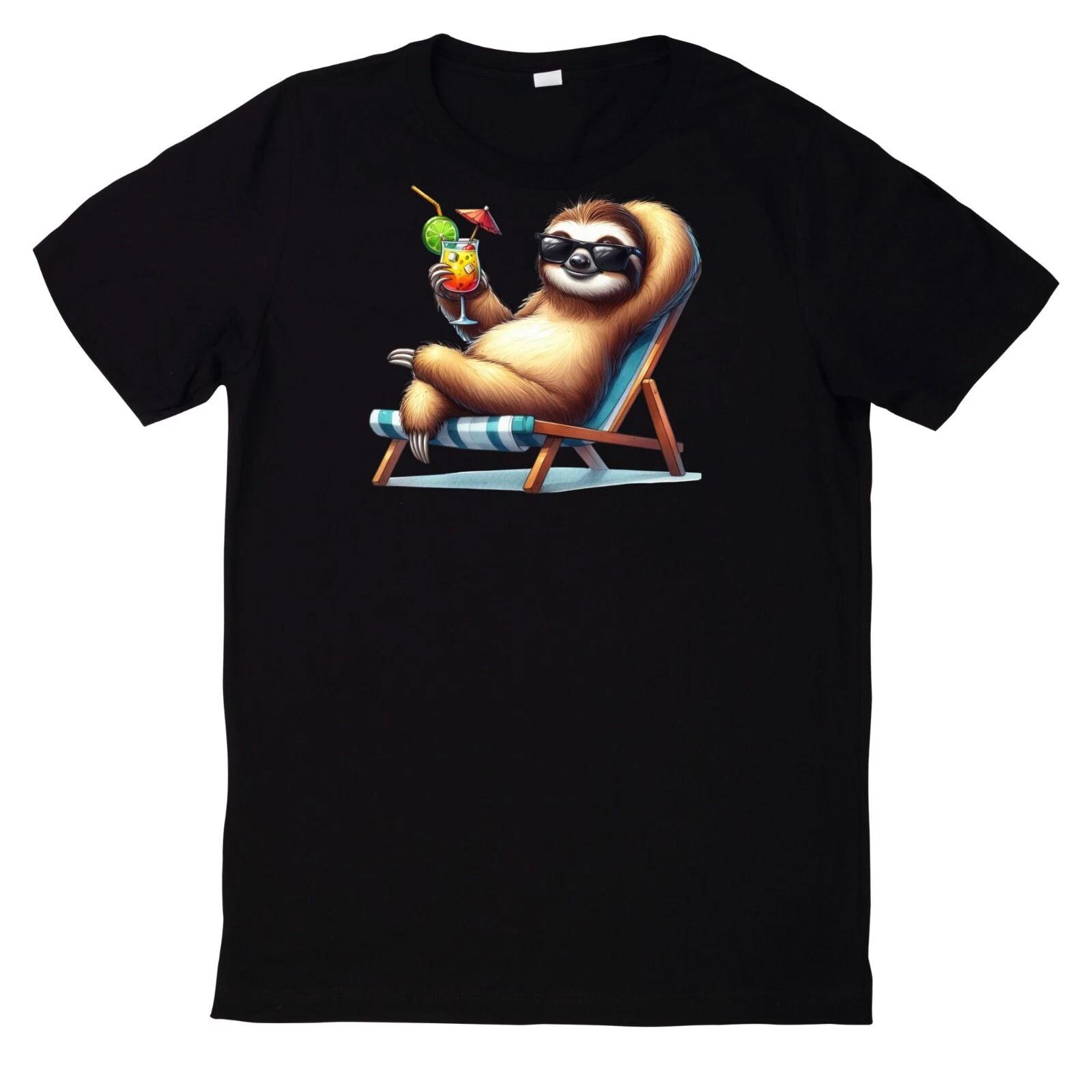 T-Shirt Niedliches Sommercocktail und Tier XXXL