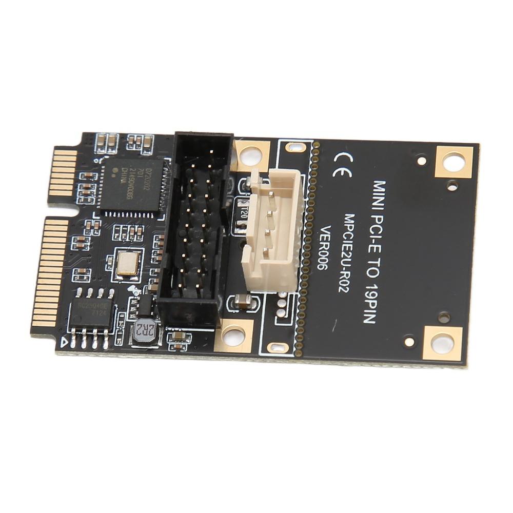 5Gbps Speed Mini PCIE to USB3.2 Expansion Card Plug and Play USB Hot Swap Expansion Card  for LINUX