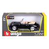 Bburago 1/24 Scale Porsche 356B Cabriolet 1961 Black / Diecast Model Car, Finished Product, 18-22078 [Parallel Import]