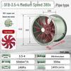 Zhejiang Yishen Oil & Moisture-Proof High-Temperature Axial Ventilation Fan for Industrial Kitchens, 220V/380V.