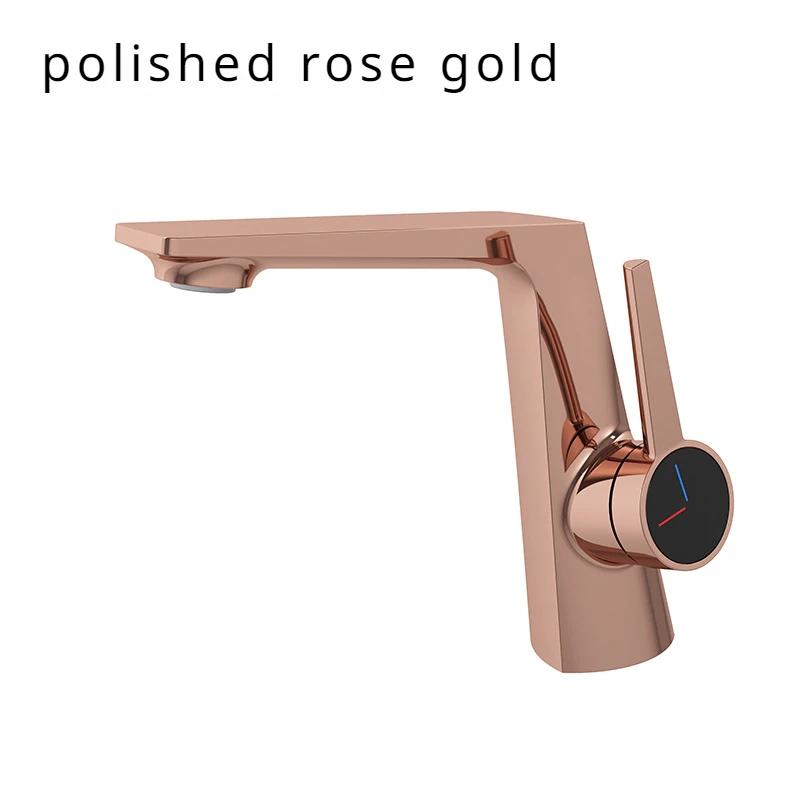 Gunmetal Brass Bathroom Basin Faucet Deck Mounted Hot And Cold Water Mixer Tap