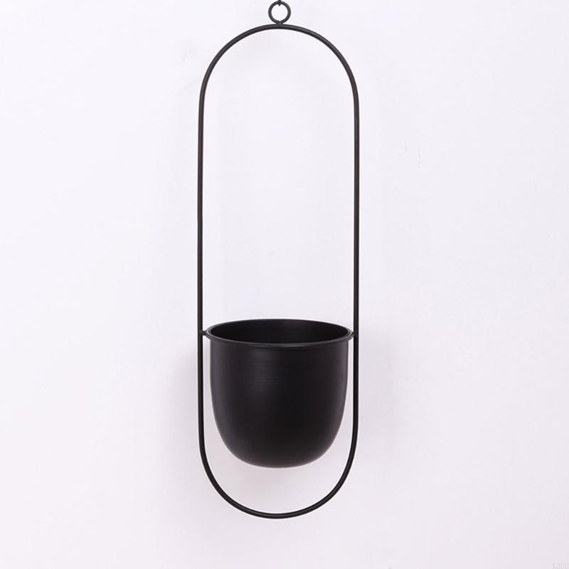 Simple Design Plant Pot Hanging Planter Vase Modern Window Ceiling Hanger for Small Cactus Herb Air Plant X3UC