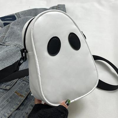 New Fashion Funny Personalized Shoulder Bag Funny Cute Devil Ghost Color Splicing Women Couple Crossbody Bag