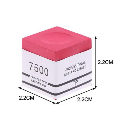 Square TP7500 Billiard Chalk Non-slip Fine Powder Snooker Neutral Pool Chalk Billiard Accessories 5 Colors Available