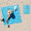 2X2M Beach Mat Portable Magic Sand Towels Sand- Beach Blanket Oversized Pocket Picnic Wind Prevent Proof Large Beachtowel