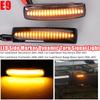 2Pcs LED Turn Signal Dynamic Side Marker Lamp Repeater Indicator Light For Land Rover Freeland 2 Discovery 3 4 Rover Sport L320Turn Signal 2