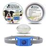 Flea Prevention Tag for Dogs Natural Ingredients Tick Repellent Tag Waterproof Collar Tag with 2 Refills Adjustable for Small Medium And Large Dogs
