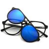 2337 Magnet Sun Clip Double Beam Myopia Frame Glasses 0 -0.5 -1.0 -2.0 -2.5 -3.0 -4.0 To -6.0