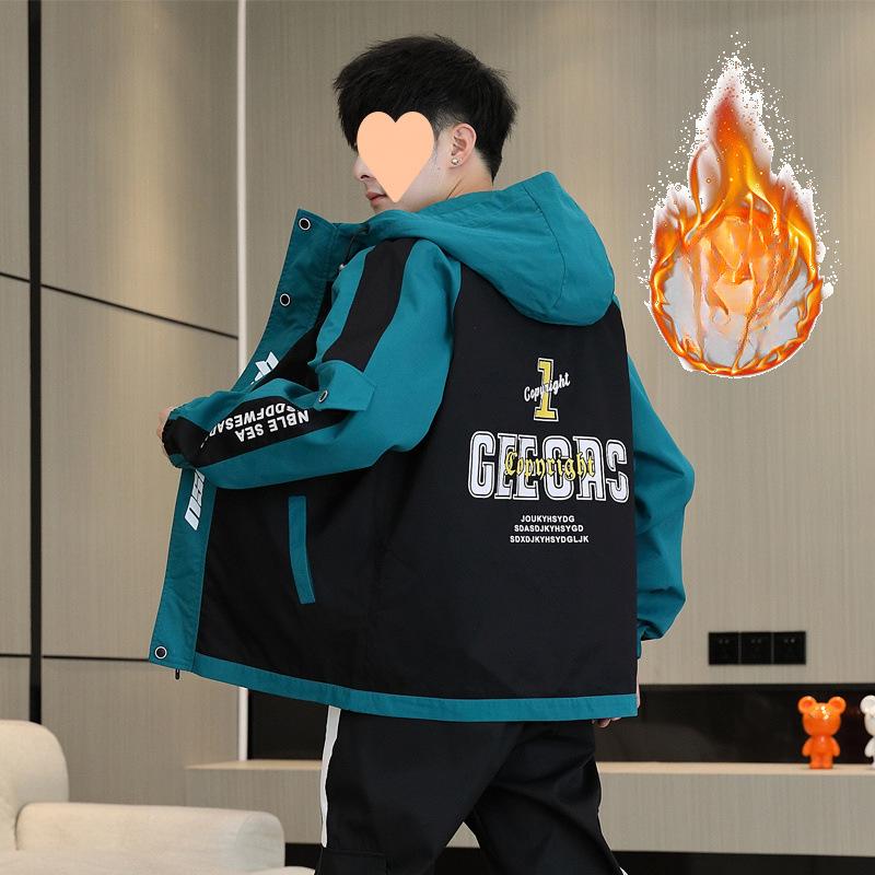 Spring and Autumn Jackets for Men and Teenagers Korean Style Fashion Trend Workwear Casual Tops