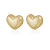 Baroque imitation pearl metal love necklace simple adjustable thin chain necklace
