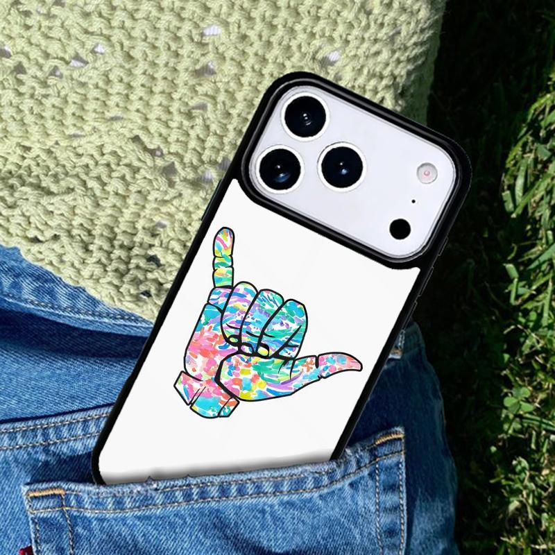 Shaka Surf Hang loose Phone Case For iPhone 17 AIR 16 Pro Max 15 14 Pro 11 12 13 Shockproof Silicone Cover