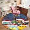 Pokemon Print Round Rug, Washable Floor Carpet, For Entryway Dorm Laundry Room Office Study, Home Decor Birthday Christmas Gift