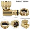 90-degree Connector Brass Hose Connection Garden Quick Coupling Adapter