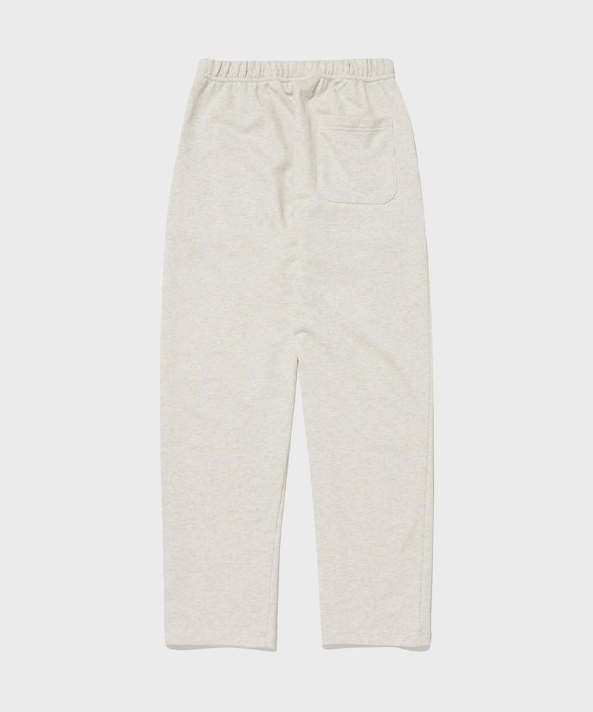 CHAMPION C-Logo Straight Sweatpants Cream