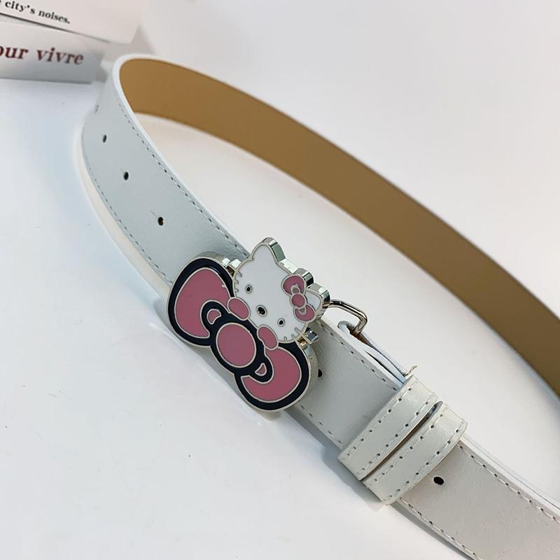 1PZ Guaina Regali di Festa Sanrio Hello Kitty Cintura Vita Ragazze Carine Cintura Brillante Versatile Accessori per Jeans