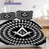 Recognized Freemasonry bedding, duvet cover, pillowcase, home decoration, birthday gift (1 * duvet cover+2 * pillowcase, coreless)