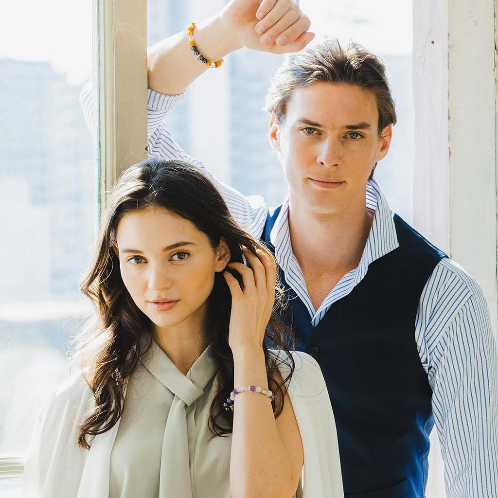 Colantotte Limited Magnetic Accessory Loop EN tsubomi Golden Tiger Eye x Crystal LL Size [Official Edition]