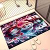 Harley Quinn Joker Print Rug, Washable Floor Carpet, For Entryway Dorm Laundry Room Office Study, Home Decor Birthday Christmas Gift