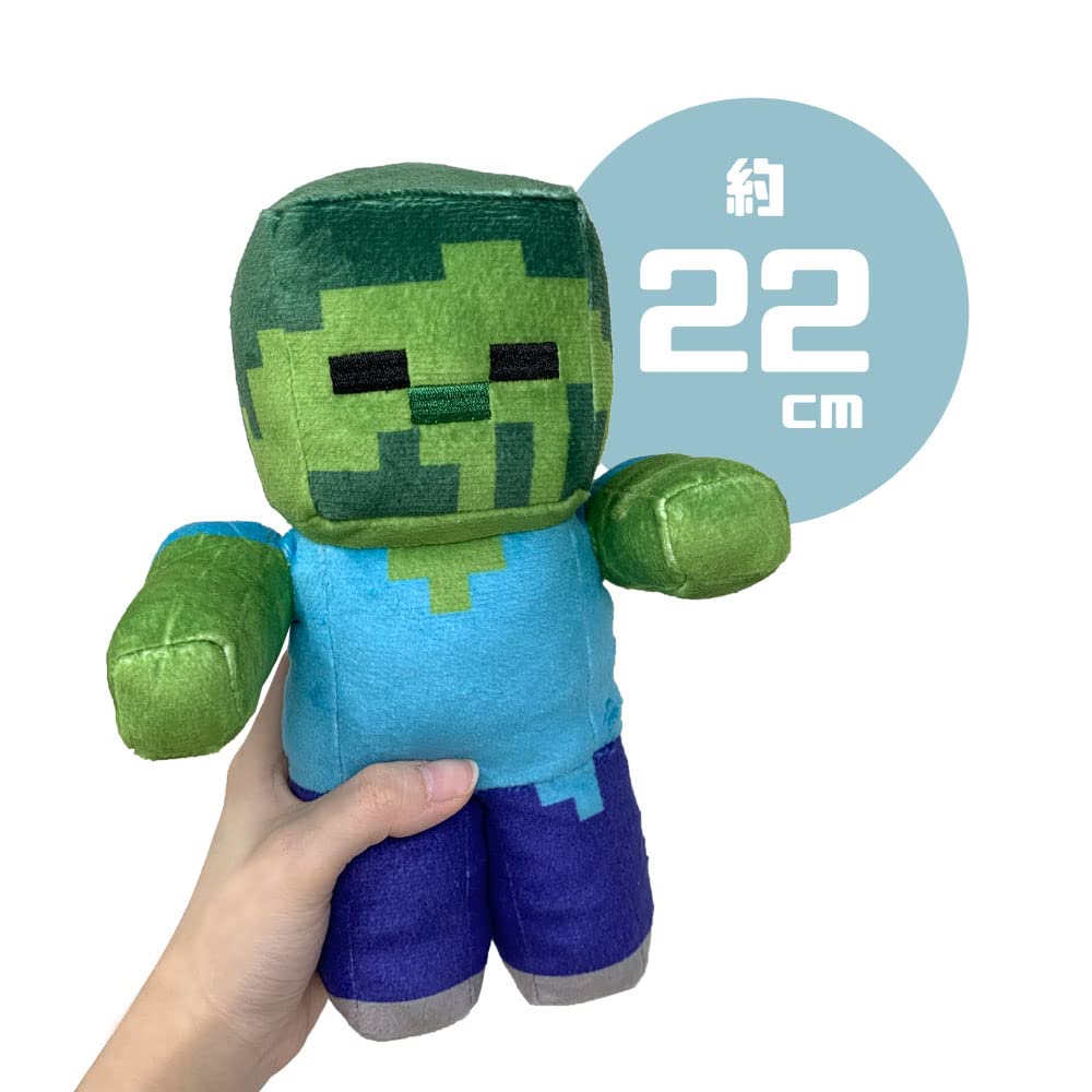 Introducing the Popular Enemy Mob Plush All 3 Official Approximately 22cm Toys Zombie, Drowned, Husk, Types, Merchandise,